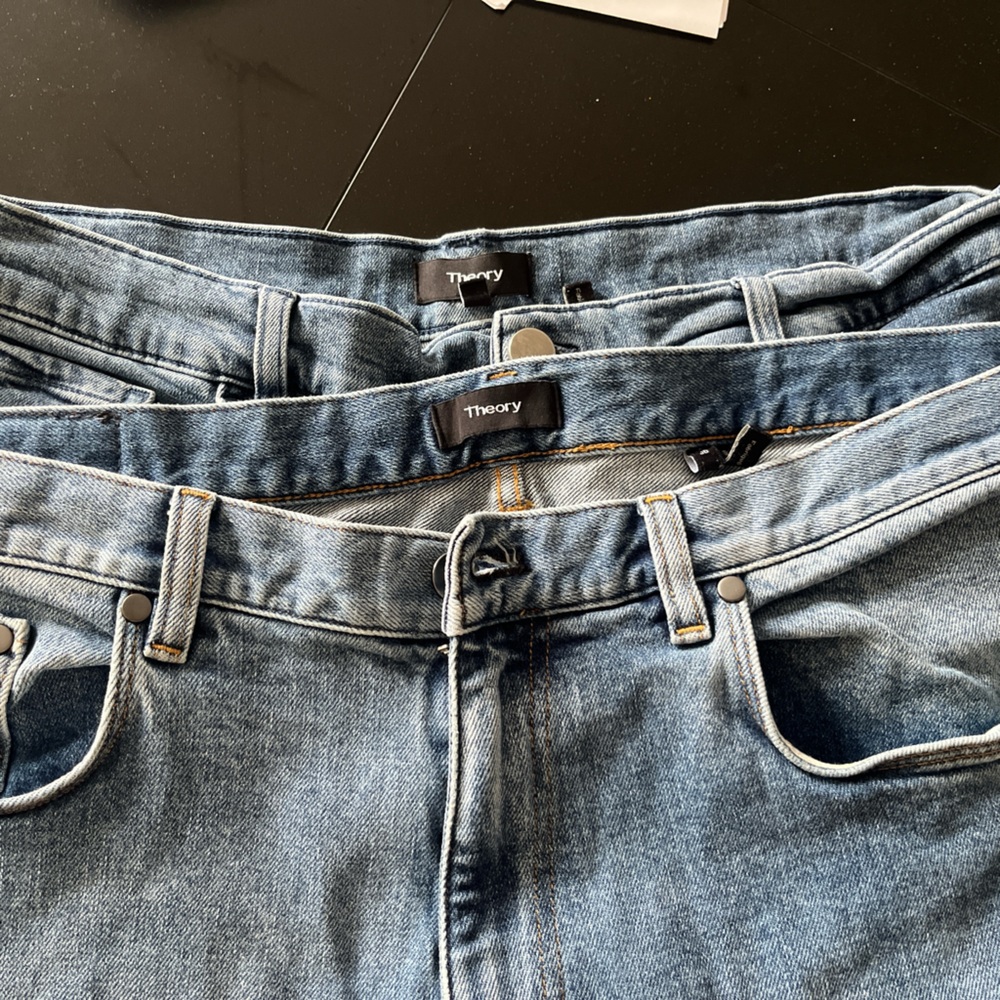 Theory Light Blue Denim Jeans